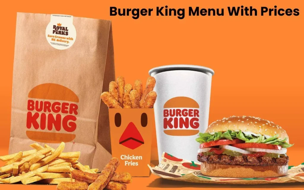 Burger King Menu With Prices